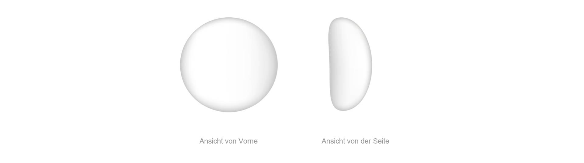 Rundes Implantat Schematische Darstellung eines runden Implantates